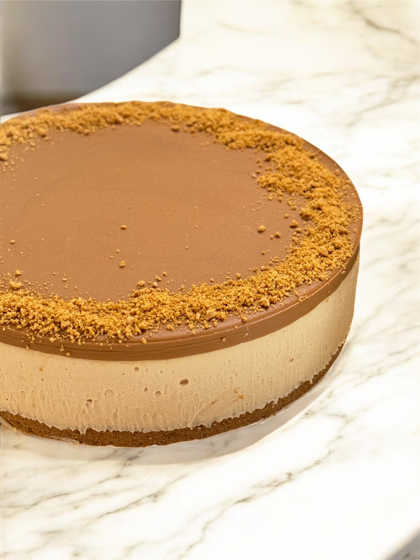 KETO Lotus Biscoff Cheesecake