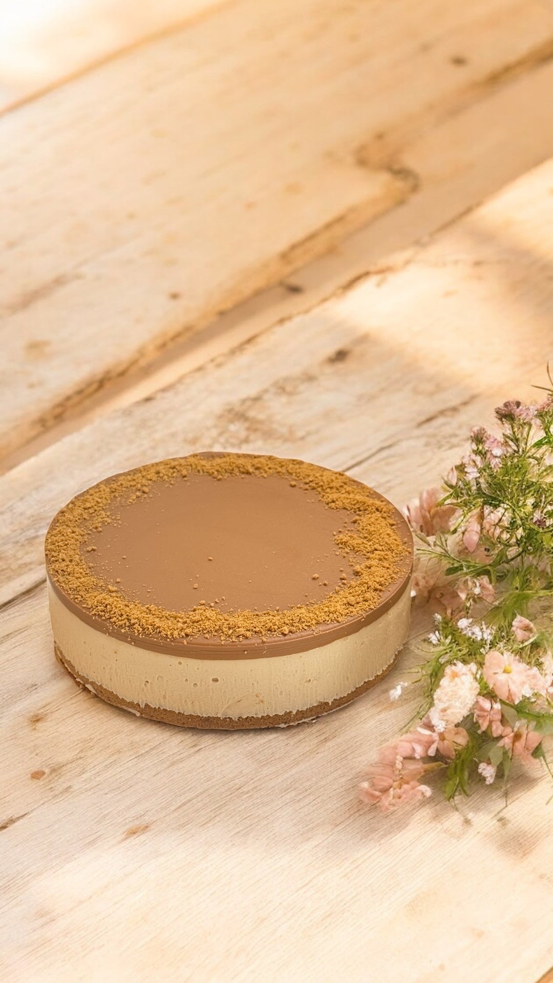 KETO Lotus Biscoff Cheesecake