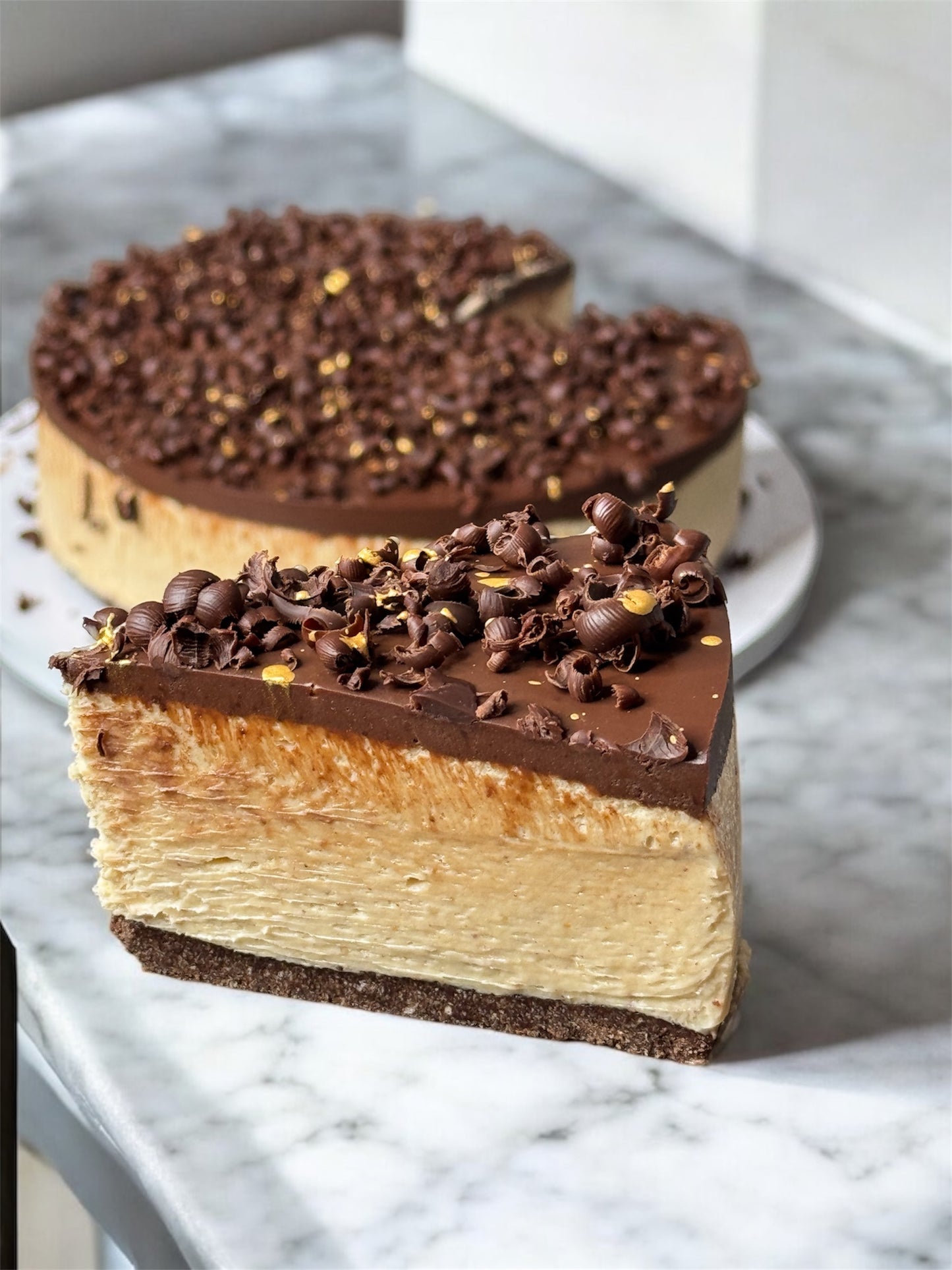 KETO Chocolate Peanut Butter Cheesecake