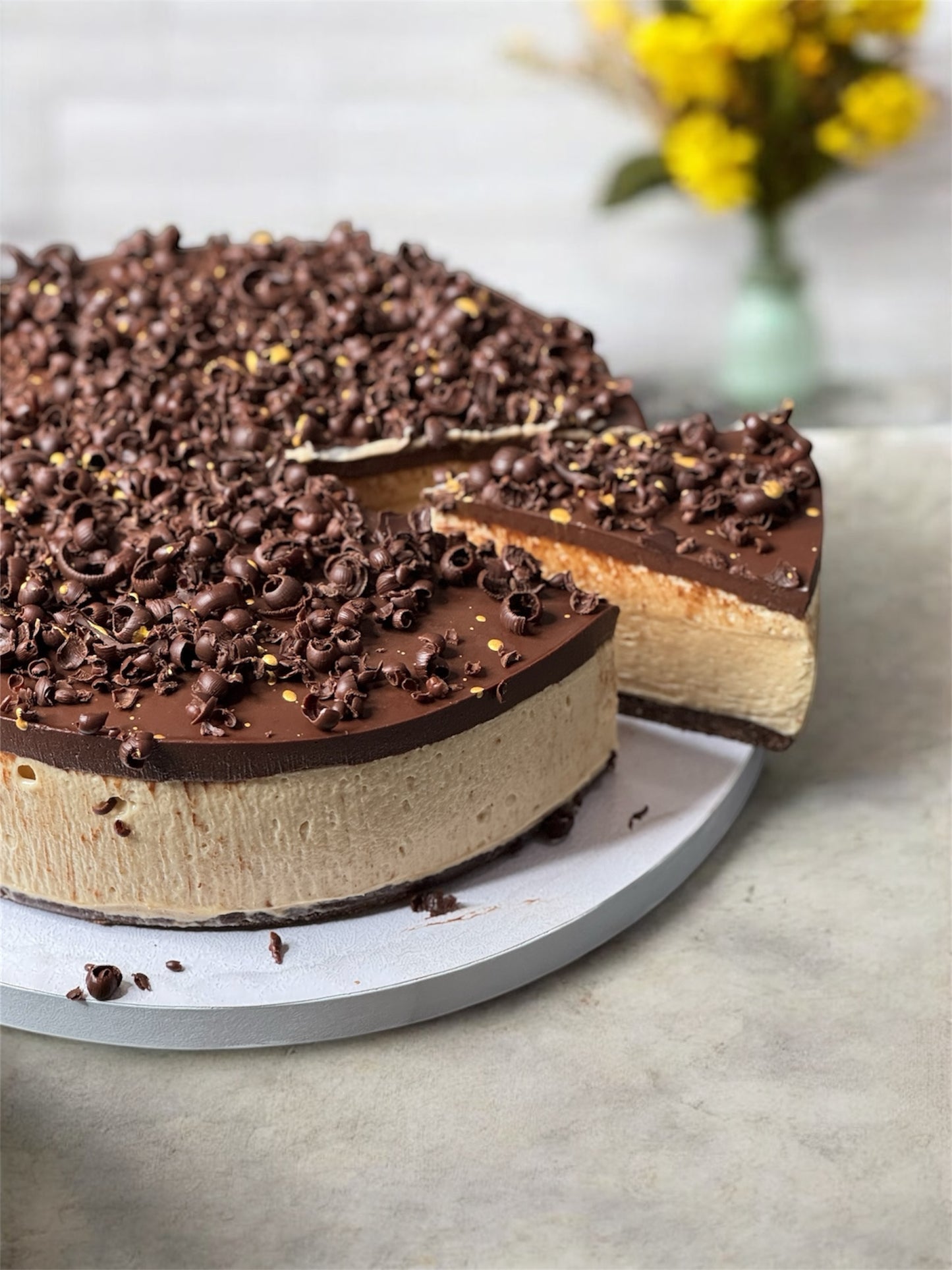 KETO Chocolate Peanut Butter Cheesecake