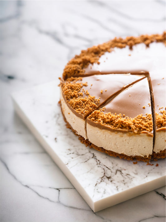 KETO Lotus Biscoff Cheesecake