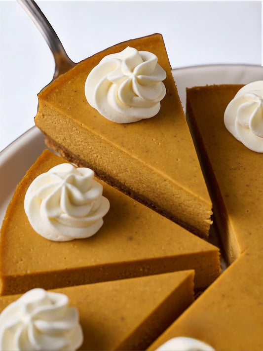 KETO Organic Caramel Pumpkin Cheesecake