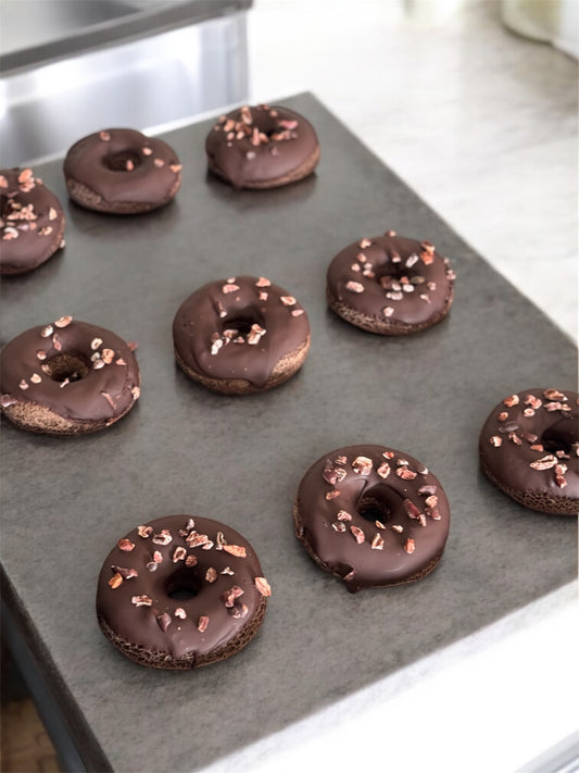 KETO Double Chocolate Donuts Boosted with Collagen and MCT Oil