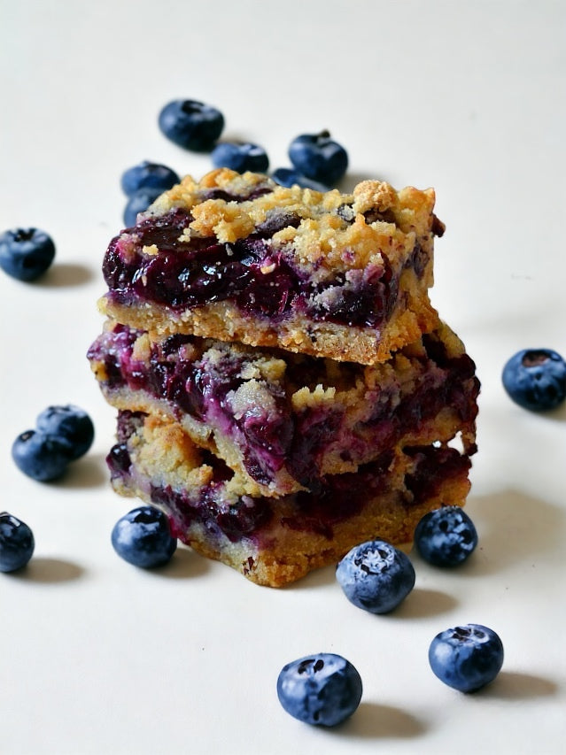 KETO Organic Blueberry Crumb Bars