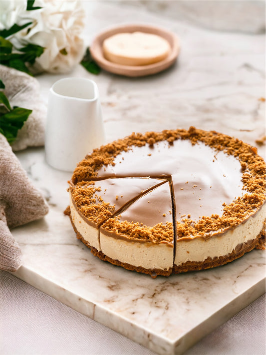 KETO Lotus Biscoff Cheesecake