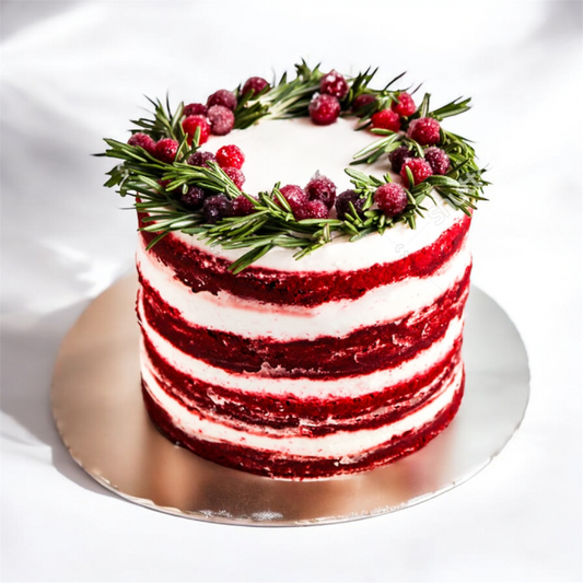 KETO Red Velvet Holiday Cake