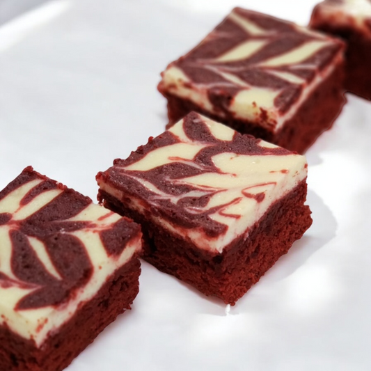KETO Organic Red velvet cheesecake bars with Collagen
