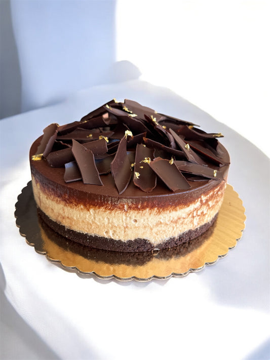 KETO Chocolate Peanut Butter Cheesecake