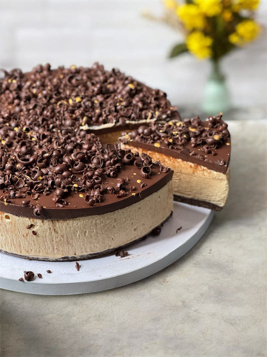 KETO Chocolate Peanut Butter Cheesecake