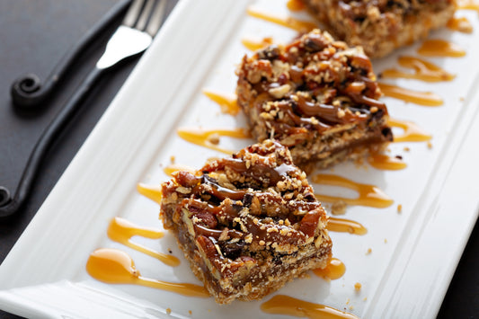 KETO Organic Pecan Pie Bars Boosted with Collagen