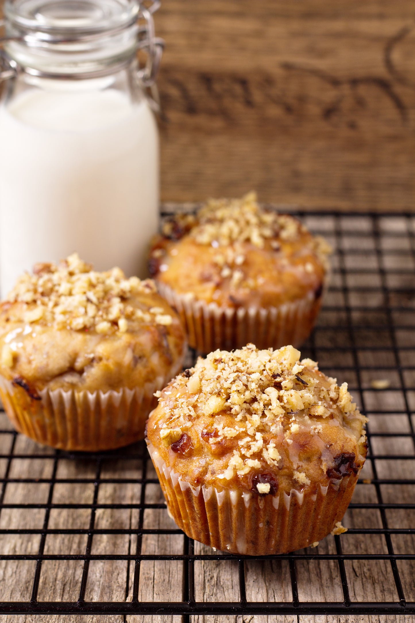 KETO Organic Banana Muffins with Walnuts