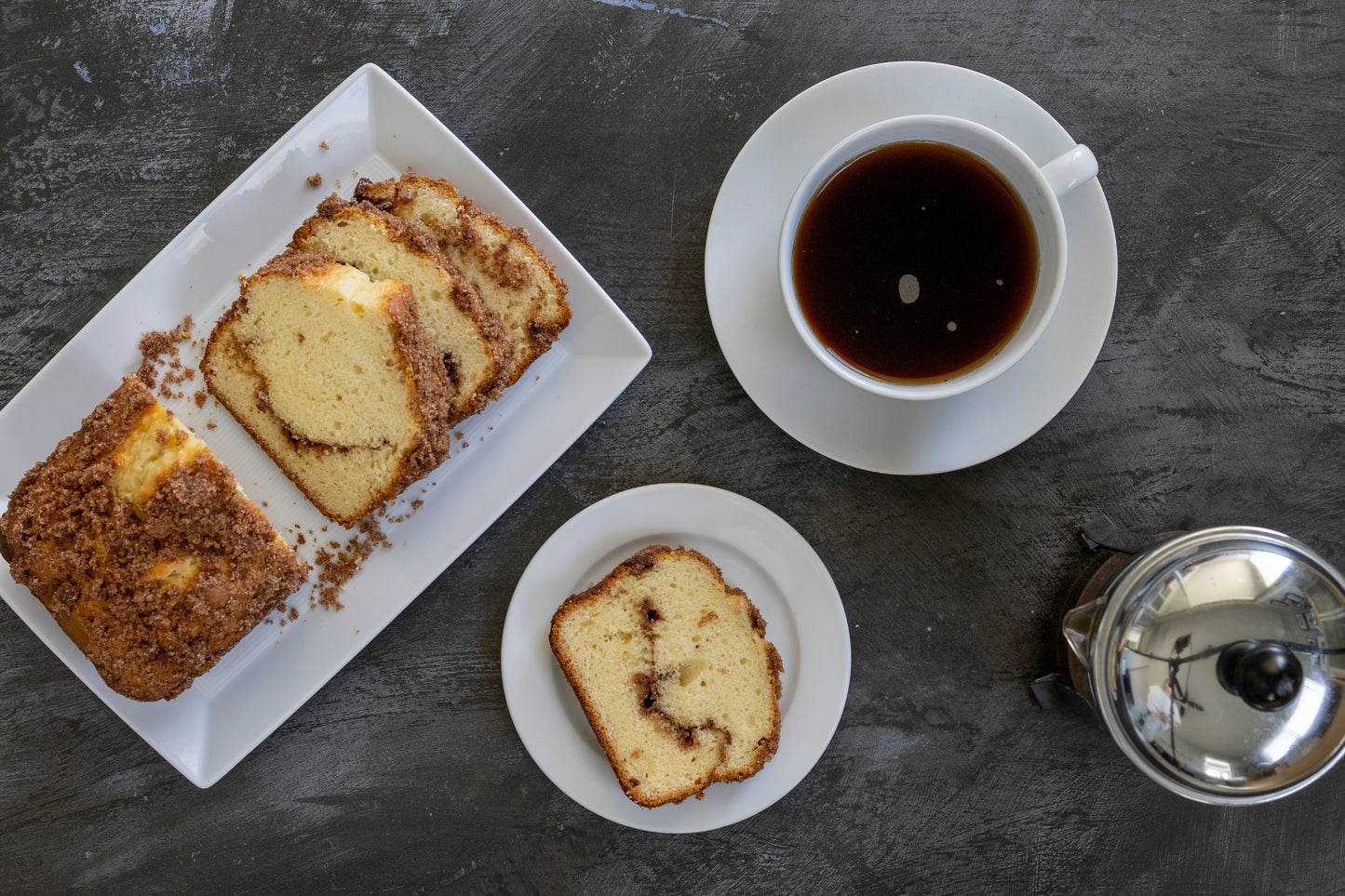 KETO Organic Coffee Cinnamon Crumb Cake