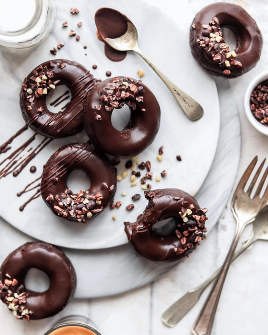 KETO Double Chocolate Donuts Boosted with Collagen and MCT Oil