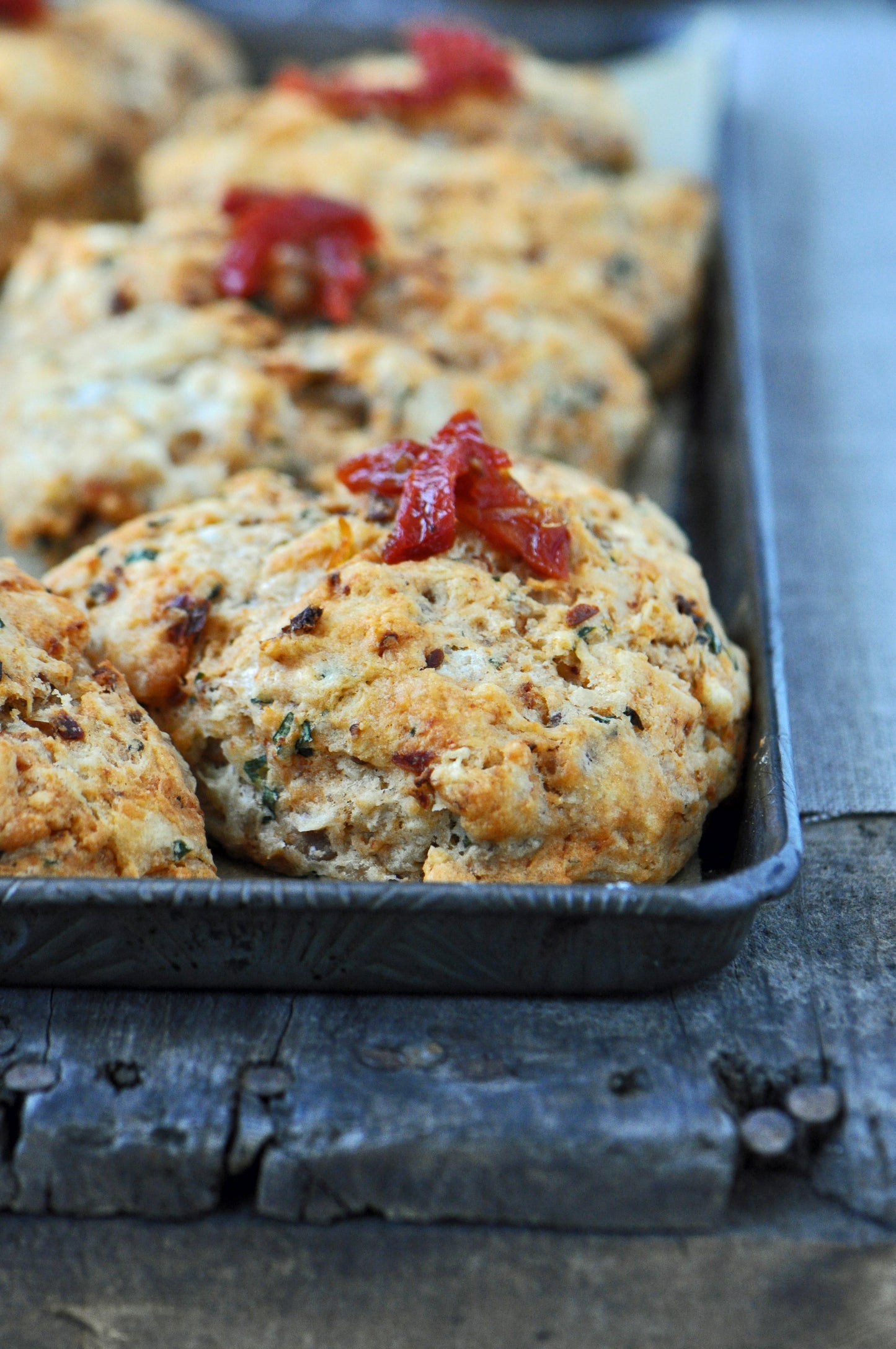 KETO Organic Sundry Tomatoes and Feta Cheese Scones