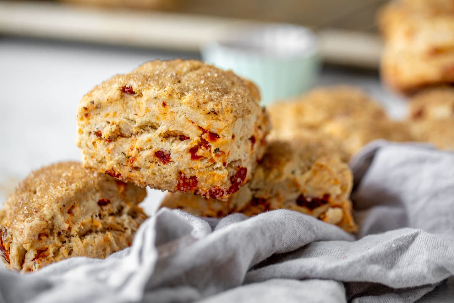 KETO Organic Sundry Tomatoes and Feta Cheese Scones