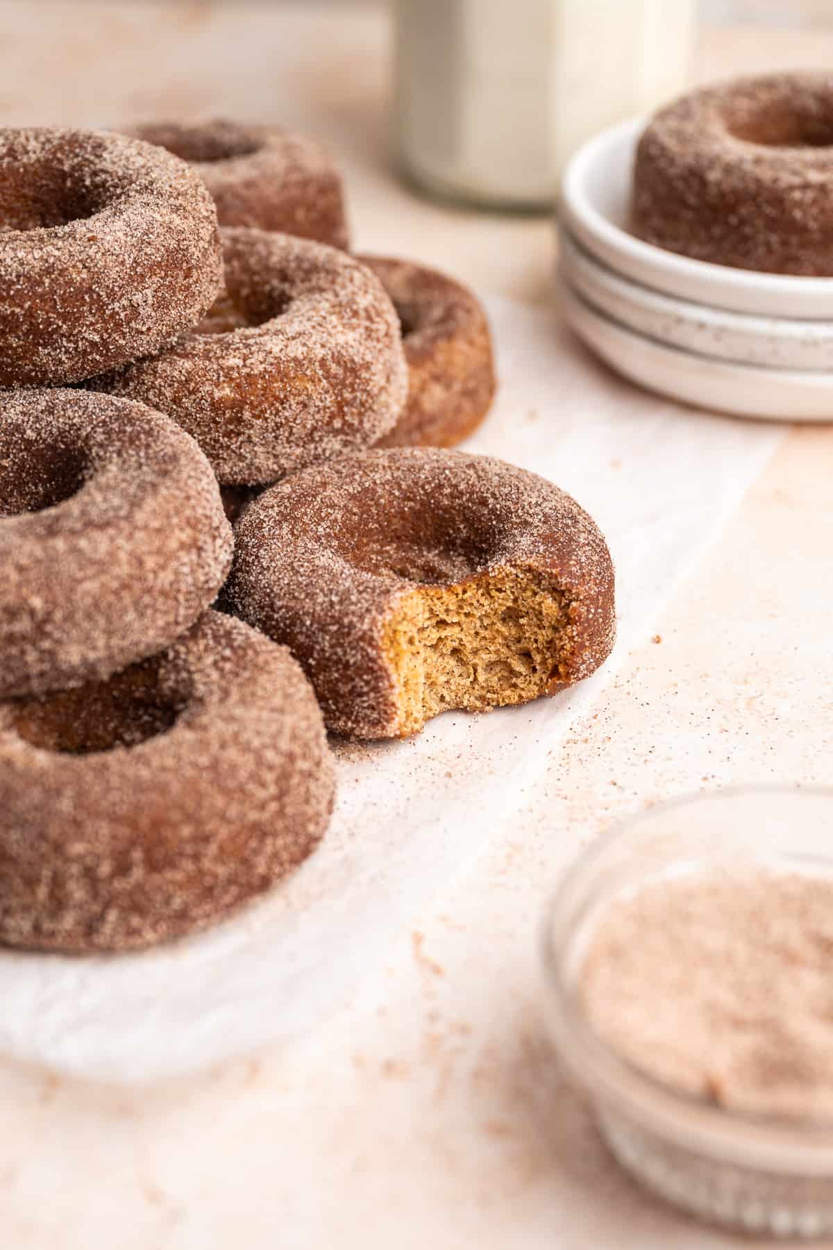 KETO Cinnamon Donuts Boosted with Collagen and MCT Oil